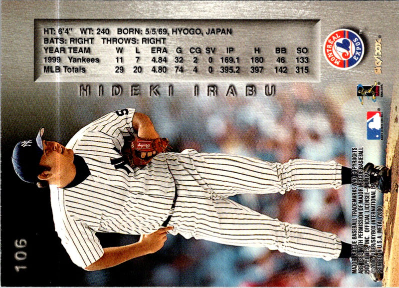 2000 Metal Hideki Irabu