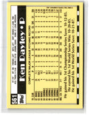 1990 Topps Tiffany Ken Dayley