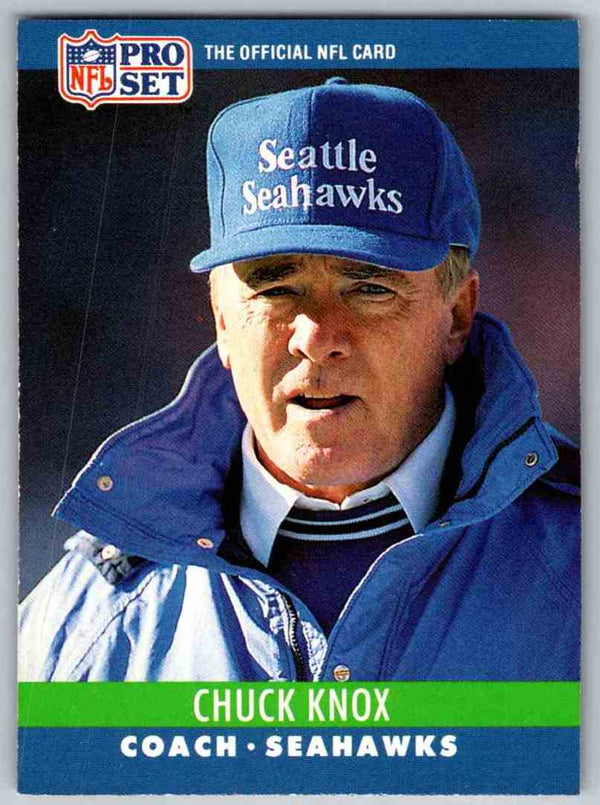 1990 Pro Set Chuck Knox #308