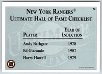 1991 Ultimate Original 6 French Andy Bathgate #74