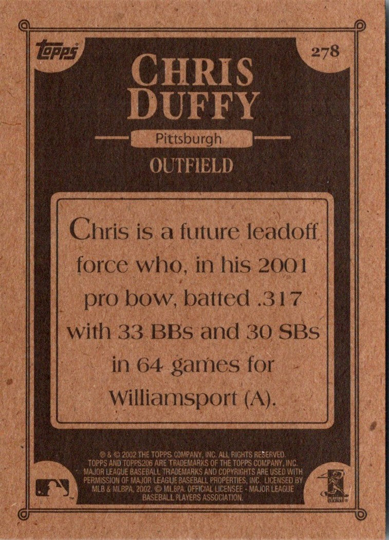 2002 Topps 206 Chris Duffy