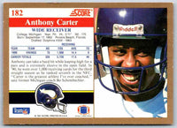 1991 Score Anthony Carter #182