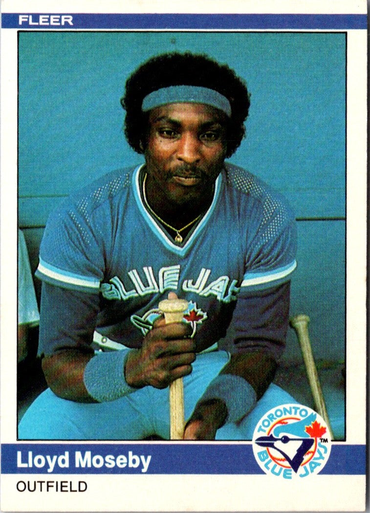 1984 Fleer Lloyd Moseby