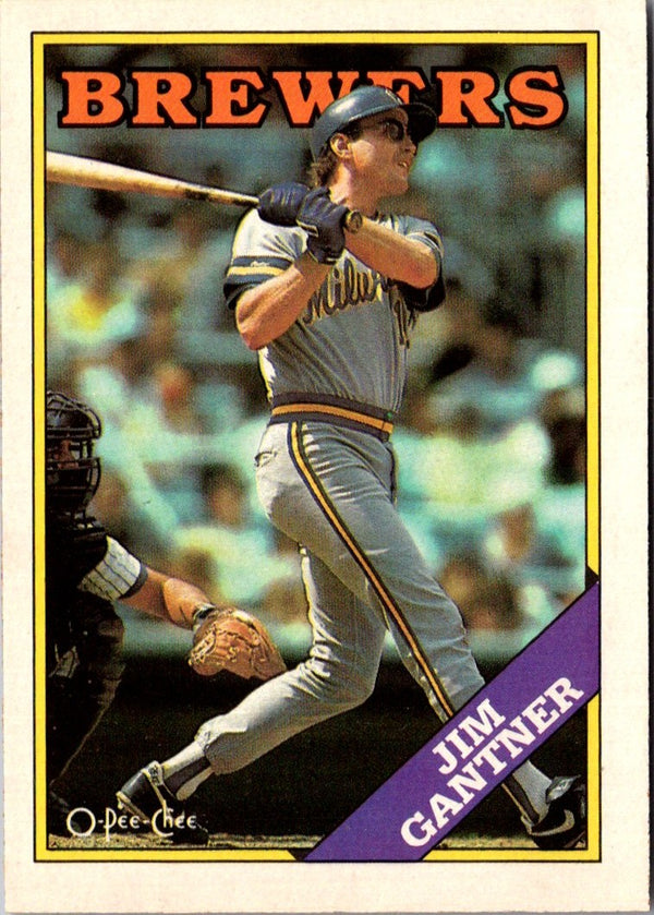 1988 O-Pee-Chee Jim Gantner #337