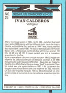 1988 Donruss Diamond Kings Ivan Calderon