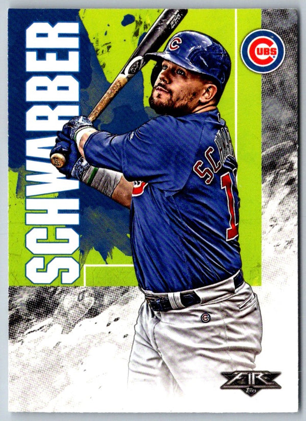 2019 Topps Fire Kyle Schwarber #64