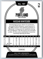 2019 Hoops Hassan Whiteside #196