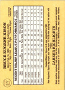 1985 Donruss Bruce Kison