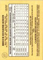 1985 Donruss Bruce Kison #377