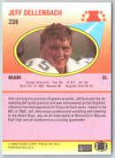 1990 Fleer Jeff Dellenbach