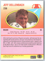 1990 Fleer Jeff Dellenbach #238 Rookie