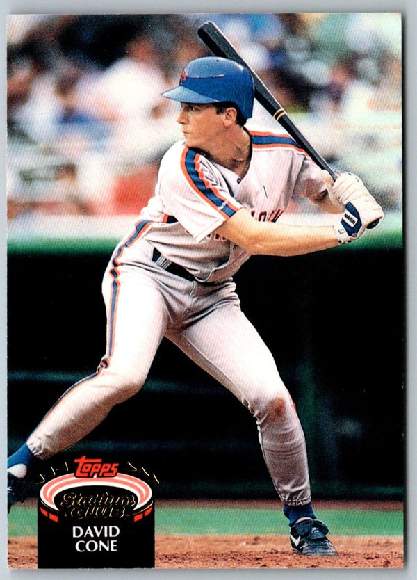 1992 Stadium Club David Cone #17