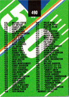 1993 Stadium Club Super Teams Bowl Checklist 376- #490