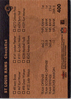 2001 Fleer Tradition St. Louis Rams Team Leaders #400