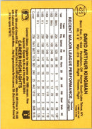 1987 Donruss Dave Kingman