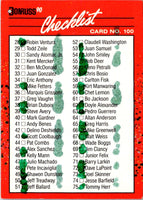 1990 Donruss Checklist #55