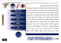 1997 Score Boyd Devereaux #73