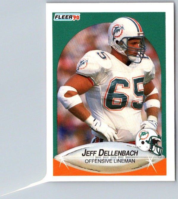 1990 Fleer Jeff Dellenbach #238 Rookie
