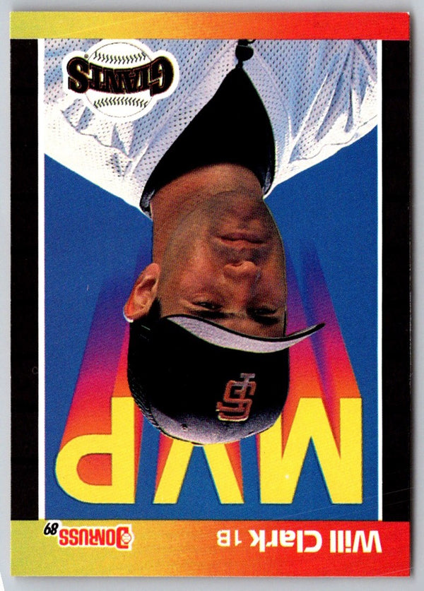 1988 Donruss Baseball's Best Will Clark #79