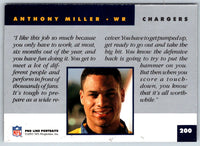 1991 Pro Line Portraits Anthony Miller #200