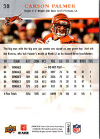 2008 Upper Deck First Edition Carson Palmer #30