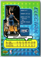 1998 Upper Deck Matt Harpring #75 Rookie