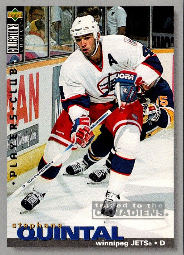 1995 Collector's Choice Player's Club Stephane Quintal #280