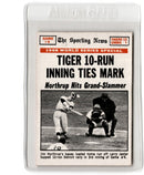1969 Topps World Series Game 6 - Tigers 10-run Inning Ties Mark
