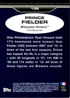 2011 Topps Lineage Prince Fielder #138