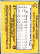 1987 Donruss Jose Oquendo