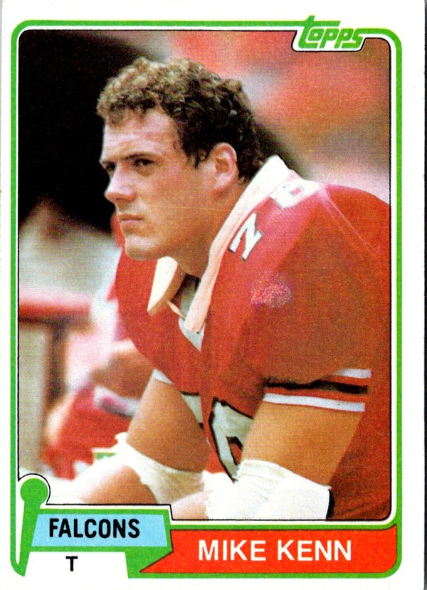 1981 Topps Mike Kenn #215 Rookie EX