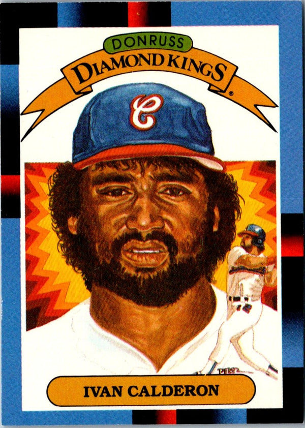 1988 Donruss Diamond Kings Ivan Calderon #25