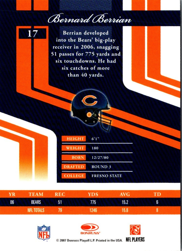2007 Donruss Elite Bernard Berrian