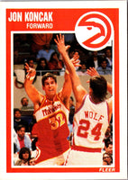 1989 Fleer Jon Koncak #2 Rookie