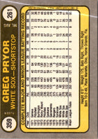 1981 Fleer Greg Pryor #359