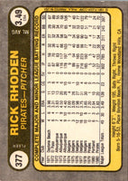1981 Fleer Rick Rhoden #377