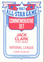 1988 Topps Glossy All-Stars Jack Clark #13