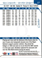 2003 Flair Greats Roy Campanella #77