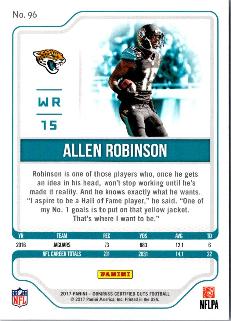 2017 Donruss Certified Cuts Allen Robinson