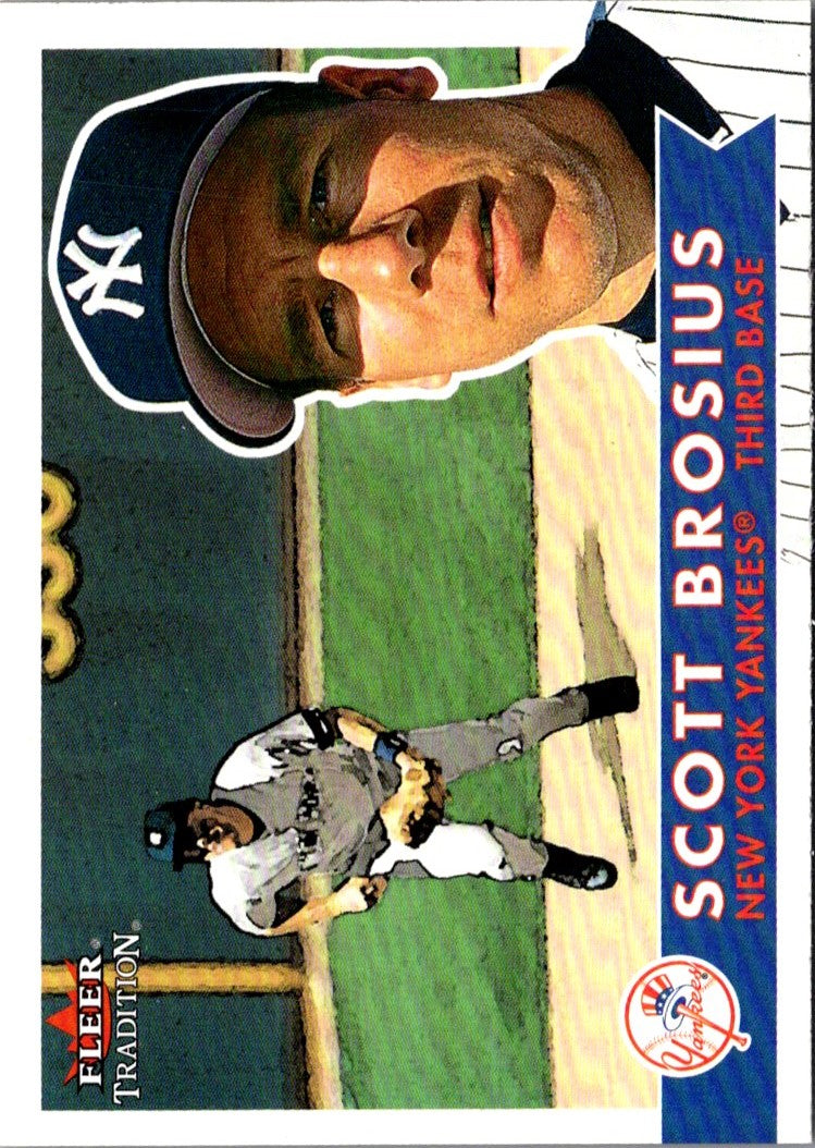 2001 Fleer Tradition Scott Brosius