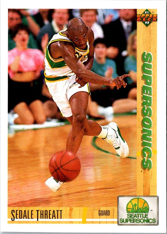 1991 Upper Deck Sedale Threatt #110
