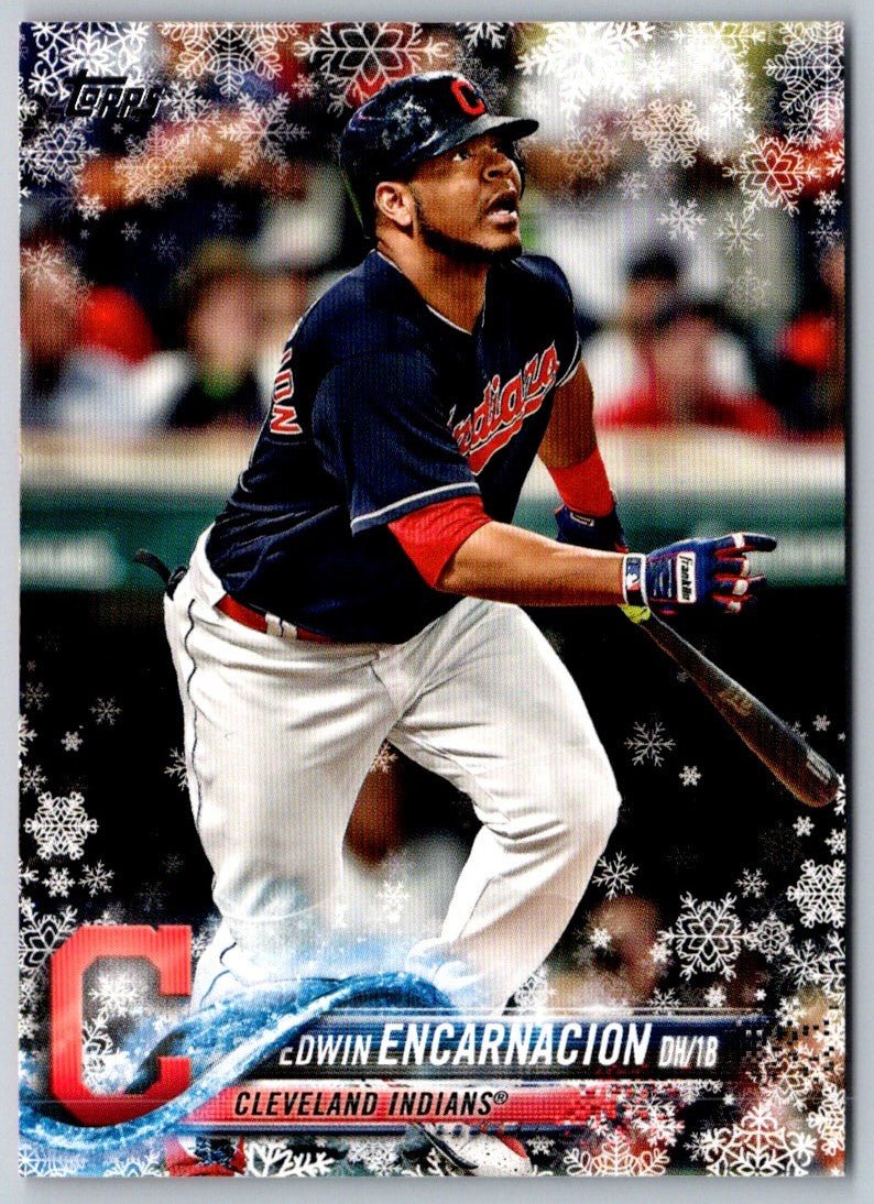 2018 Topps Holiday Edwin Encarnacion