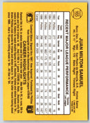 1987 Donruss Juan Samuel