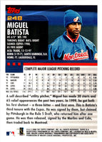 2000 Topps Miguel Batista #248