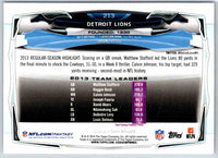 2014 Topps Detroit Lions #213