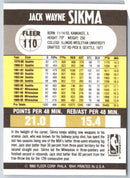 1990 Fleer Jack Sikma