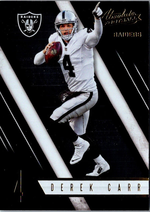 2016 Panini Absolute Derek Carr #30