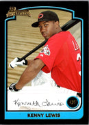 2003 Bowman Draft Picks & Prospects Kenny Lewis