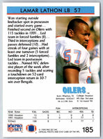 1992 Proset Lamar Lathon #185
