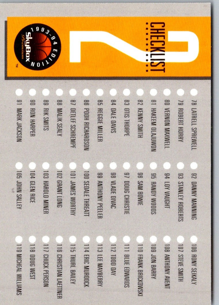 1992 SkyBox Impact Steve Smith